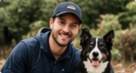 David with a border collie